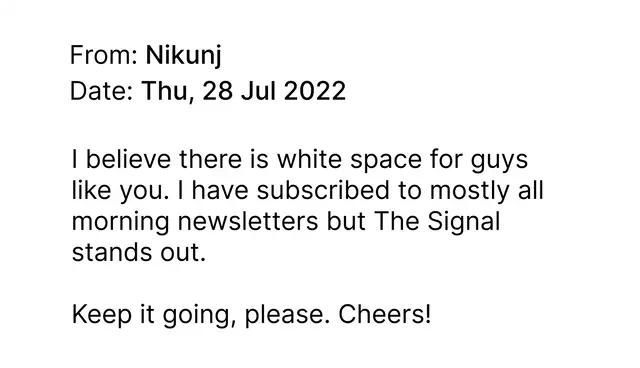 Testimonial Screenshot